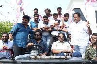 Bhola Shankar Movie Team Rally Photos
